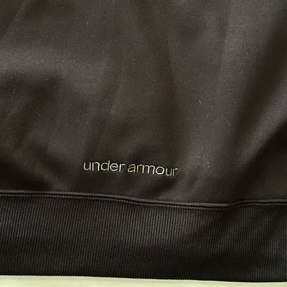 Under Armour Loose Black Women's / Junior Fleece Printed -Logo Hoodie Sz S/P - Picture 8 of 10